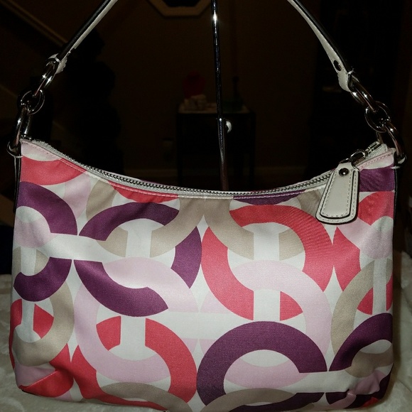 🍃MINT🍃Coach🎉Kristin🎨OP🎨Art Chain Link Print - Picture 4 of 8